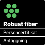 Robust fiber personcertifikat